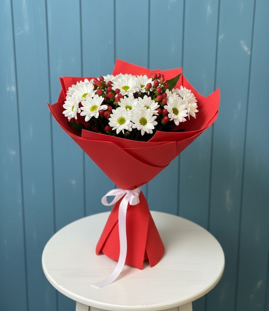 Букет цветов из: Хризантемы в Железноводском