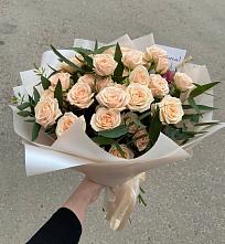 Букет Кремовые розы Латте в Железноводском