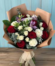 Букет цветов из:  Розы и Альстромерии #REPLACE_PRED# Железноводском