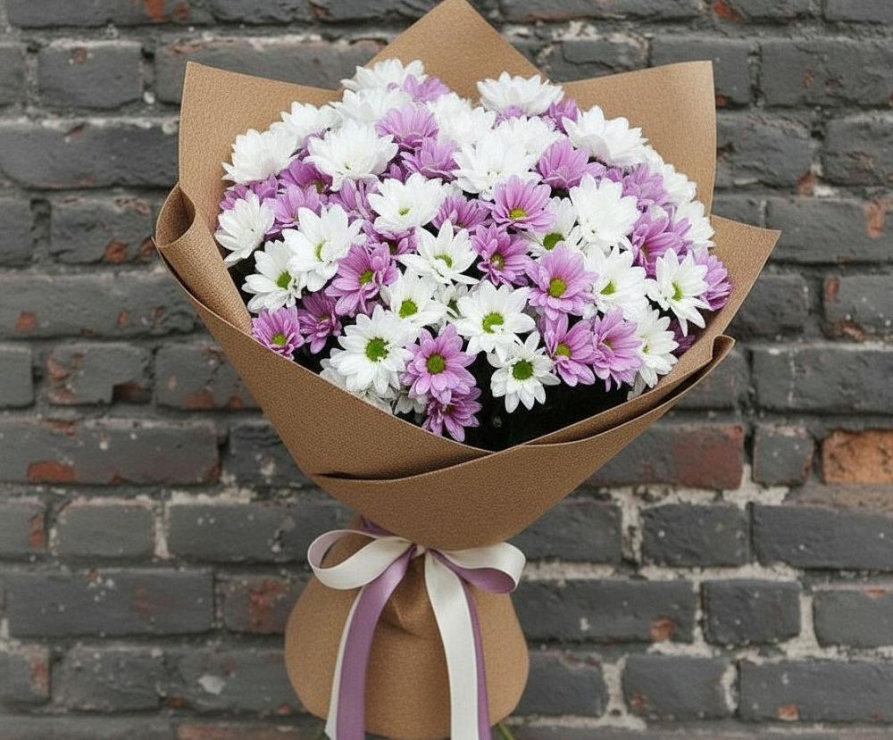 Букет цветов из: Хризантемы в Железноводском