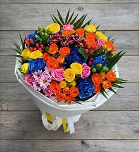 Букет цветов из:  Розы и Хризантемы в Железноводском