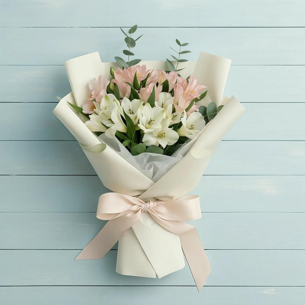 Букет цветов из: Альстромерии в Железноводском