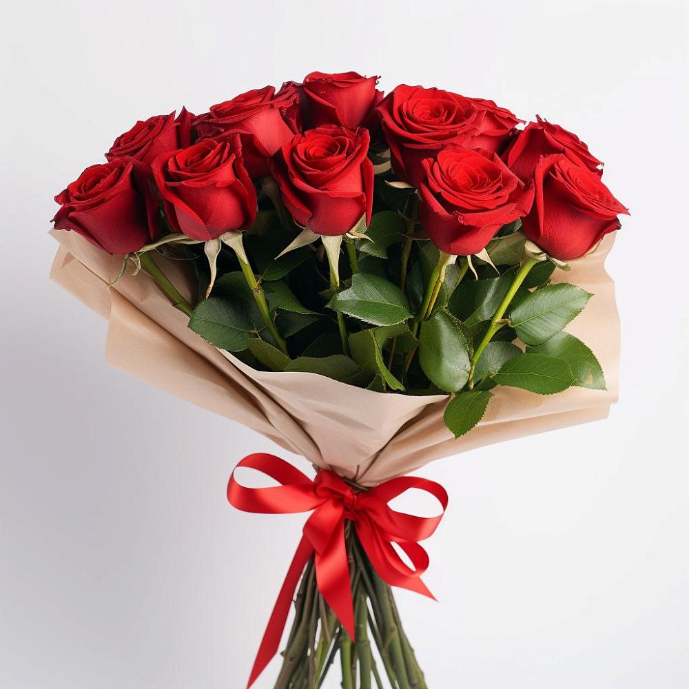 Букет 11 Красных роз Эдлесс Лав в Железноводском