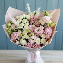 Букет цветов из:  Альстромерии и Розы #REPLACE_PRED# Железноводском